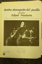 Flyer for Silent Partners, by Teatro Desengano del Pueblo, Michigan, March 1978.