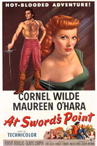 At Sword's Point (1952): Shooting script