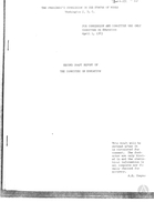 Second Draft Report of the Committee on Education, 1963