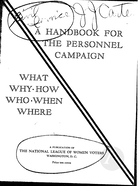 A Handbook for the Personnel Campaign: What, Why, How, Who, When, Where
