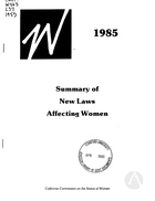 1985 Summary of New Laws Affecting Women