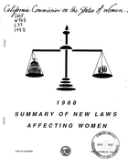 1988 Summary of New Laws Affecting Women