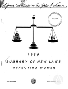 1989 Summary of New Laws Affecting Women
