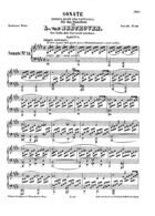 Sonate No. 14, Op. 27, No.2, C Sharp Minor