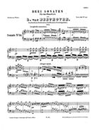 Drei Sonaten für das Pianoforte, Sonate No. 2