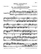 Drei Sonaten für das Pianoforte, Sonate No. 3