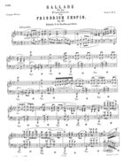 Ballade, piano, op.47, A flat major