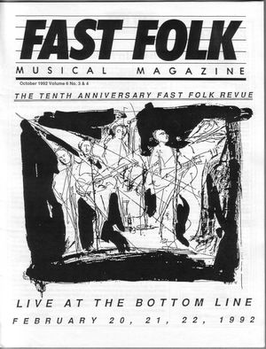 Fast Folk Musical Magazine (Vol. 6, No. 4) Fast Folk Revue-Live at the Bottom Line 1992