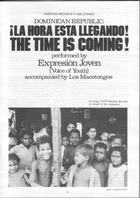 Dominican Republic: La Hora Esta Llegando! (The Time is Coming)