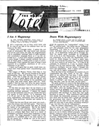 The National Voter, vol. 1, no. 14, February 15, 1952