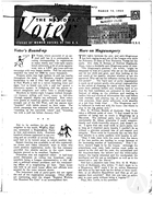 The National Voter, vol. 1, no. 16, March 15, 1952