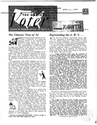 The National Voter, vol. 2, no. 2, April 15, 1952