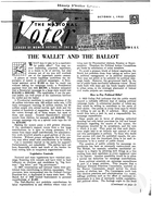 The National Voter, vol. 2 no. 9, October 1, 1952