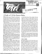 The National Voter, vol. 1, no. 2, June 1, 1951