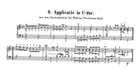 Applicatio, BWV 994, C Major