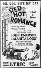 Red Hot Romance (1922): Shooting script