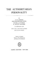 The Authoritarian Personality