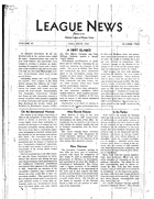 League News, vol. 6 no. 2, Fall Issue 1932