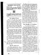 Member's Magazine, vol. 1 no. 3, November 1940