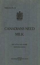 Canadians Need Milk