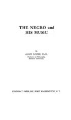 I. The Negro and His Music: Introduction