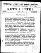 News Letter, vol. 1 no. 8, March 5, 1935