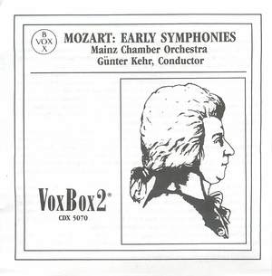 Early Symphonies (CD 1)