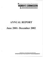 Annual Report, June 2001 - December 2002