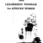 1962 Leadership Program for African Women