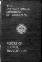 Report of Transactions of the Second Quinquennial Meeting held in London, July 1899, with an introduction by Countess of Aberdeen, Retiring President