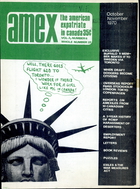 American Expatriate in Canada, Volume 2, Issue 6, Amex-Canada, Vol. 2 no. 6, Whole Number 22, October-November 1970