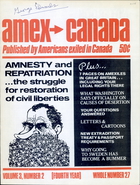 American Expatriate in Canada, Volume 3, Issue 2, Amex-Canada, Vol. 3 no. 2 Whole Number 27, Jan-Feb. 1972