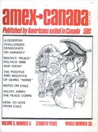 American Expatriate in Canada, Volume 3, Issue 5, Amex-Canada, Vol. 3 no. 5, Whole Number 30, July-August 1972