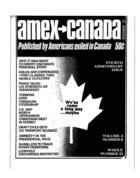 American Expatriate in Canada, Amex-Canada, Vol. 3 no. 6, Whole Number 31, November 1972