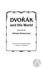 Dvořák And His World