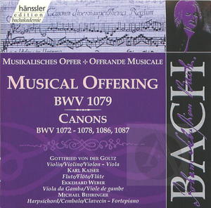 Bach: Musical Offering; Canons