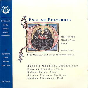 14th and early 15th Century English Polyphony