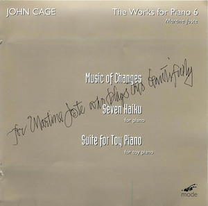 John Cage: Works for Piano, Vol. 6