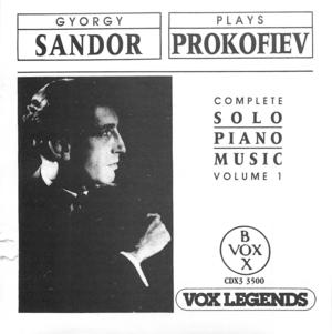 György Sándor Plays Prokofiev - Complete Solo Piano Music, Vol. 1 (CD 1)
