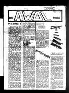 AWOL: The Underground GI Newspaper, Volume 1, Issue 9, AWOL, Vol. 1 no. 9, 1969