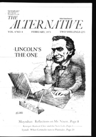 Alternative, The Alternative, Vol. 4 no. 4, February 1971