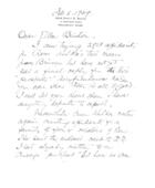 Letter from Emily Balch to Ellen Brinton, February 6, 1939