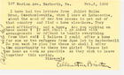 Letter from Ellen Brinton to Emily Balch, February 3, 1939