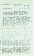 Letter from Ellen Brinton to Emily Balch, October 7, 1940