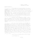 Letter from Dorothy Hutchinson to Children, September 28, 1954