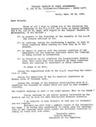 Letter from Camille Drevet to Friends, September 29, 1936