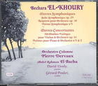 El-Khoury: Oeuvres Symphoniques & Oeuvres Concertante (Disc 1)