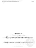 Antiphon 95:  Inundaverunt aquae domine