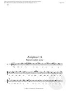 Antiphon 119:  Signum salutis pone