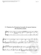 13. Fantasia [La Diodatina] in modo di canzon francese del [Giosefo] Guami